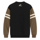 Honda Heritage Crew Neck Sweatshirt Black and Sand