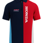 Honda Racing HRC Polo Shirt Red and Blue