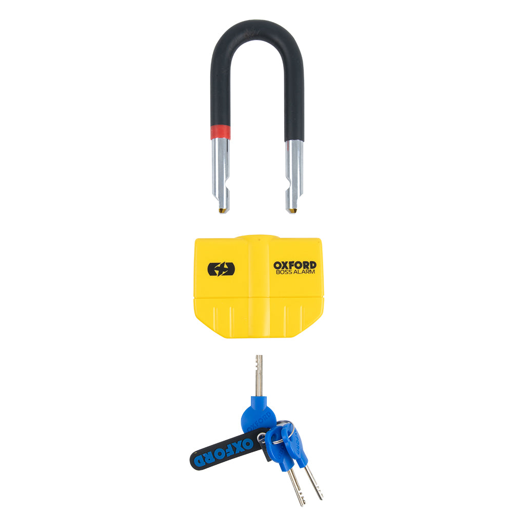 Oxford Boss Alarm - 14mm Disc Lock Yellow image 1
