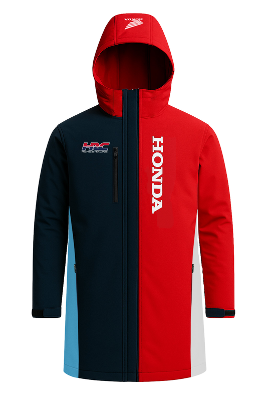 Honda Racing HRC Parka Jacket Red and Blue