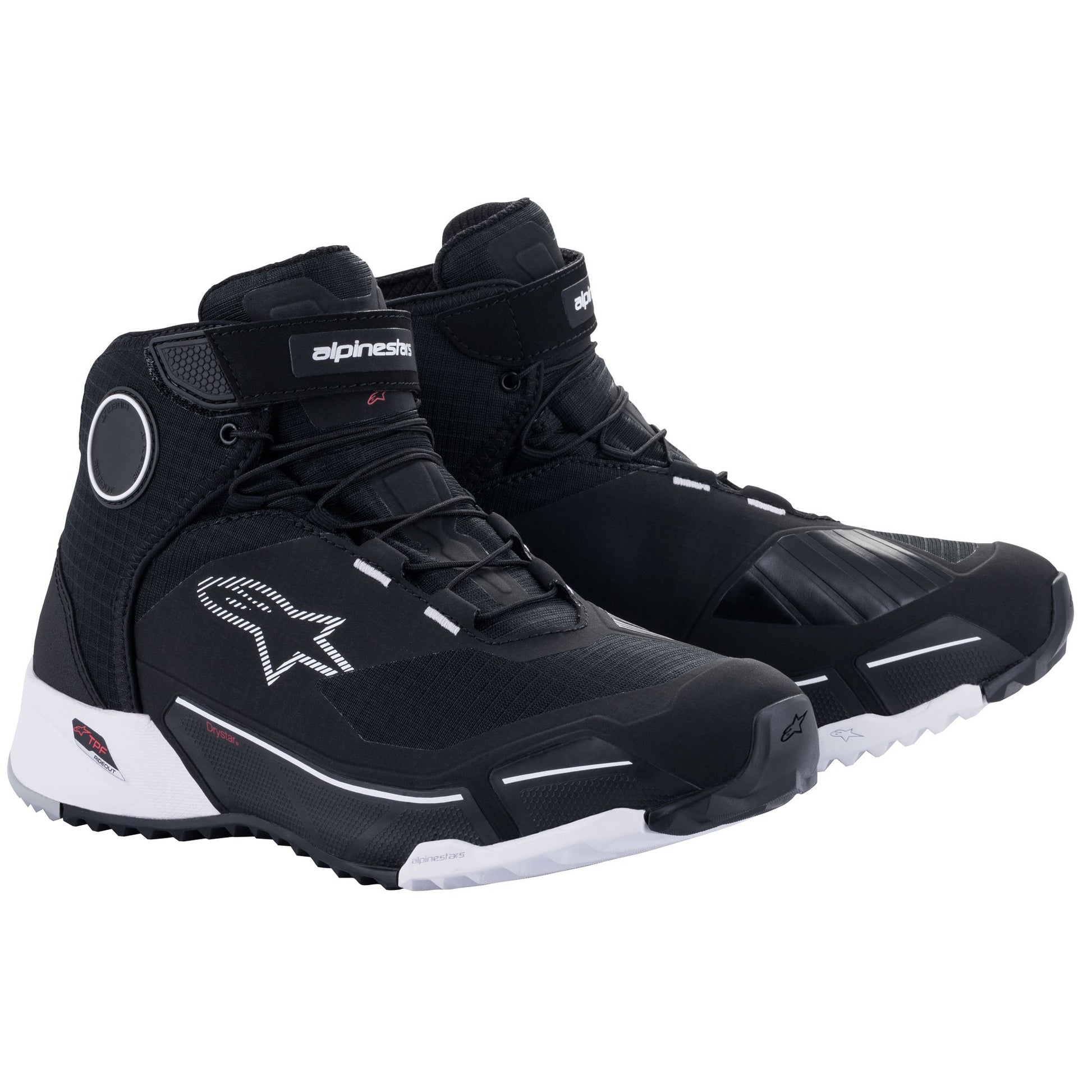 Alpinestars CR-X Drystar® Ankle  - Black/White image 1