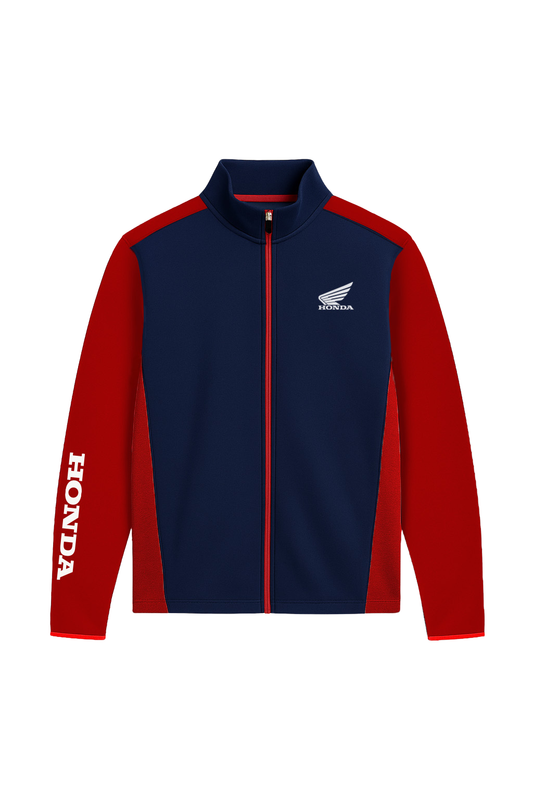 Honda Wing Sporty Fleece Blue and Red