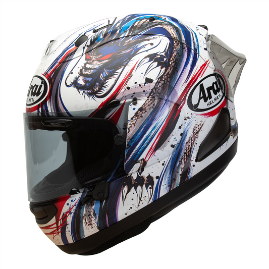 Arai RX-7V EVO Helmet - Matt Kiyonari Tricolour image 0