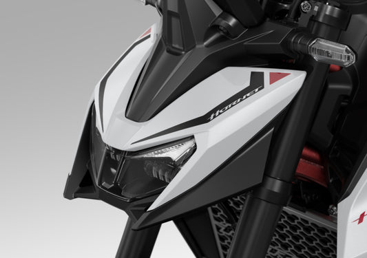 Honda CB750 Hornet Headlight Cowl Stripes - White 08F71-MLB-D20ZA