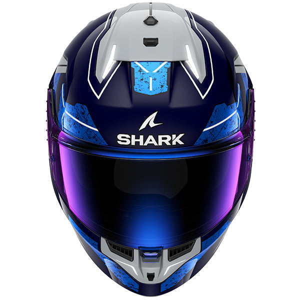 Shark Skwal i3 Helmet - BUS RHAD Blue/Grey image 2