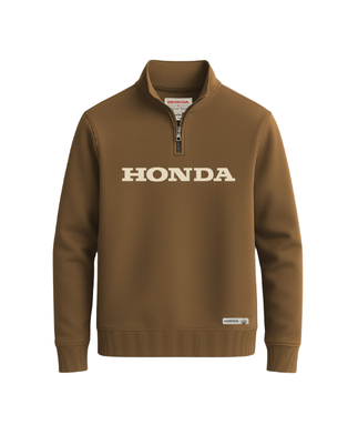 Honda Heritage Quarter Zip Sweatshirt Sand