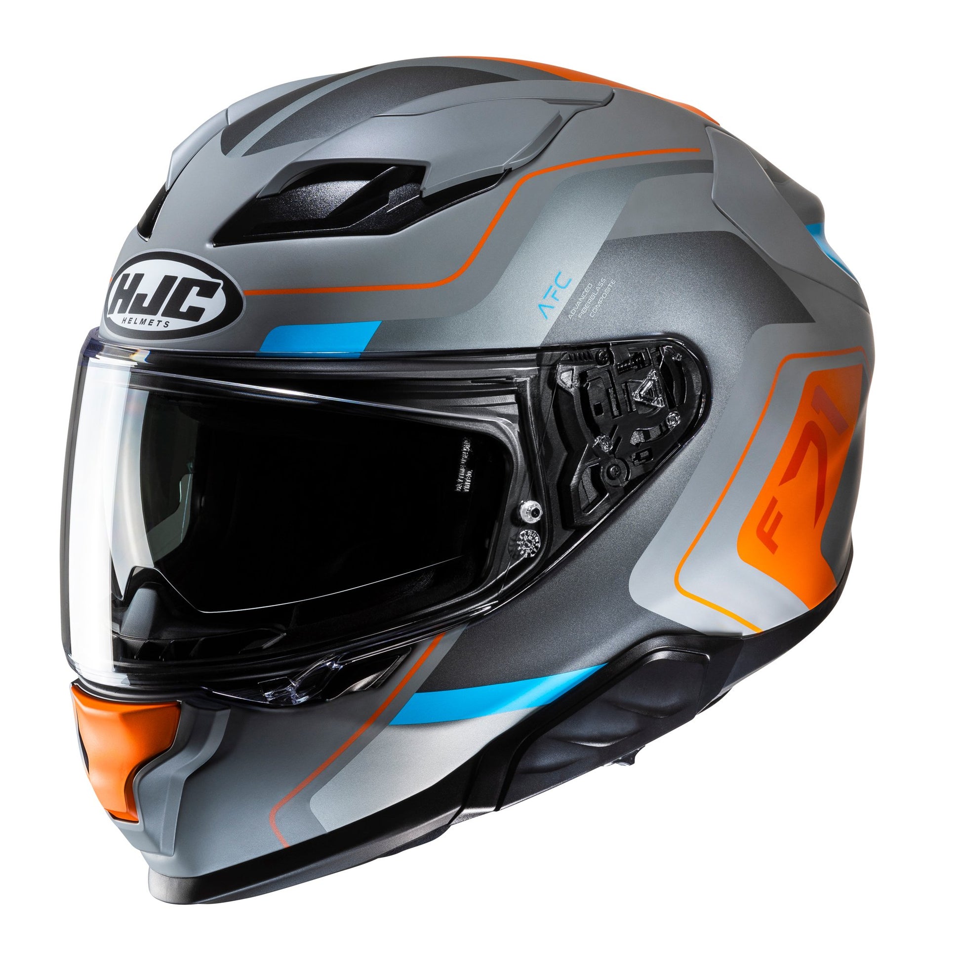 HJC F71- Arcan MC27SF Blue Orange image 0