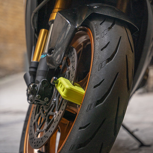 Hiplok MD1000 - Diamond - Disc Lock Neon Yellow