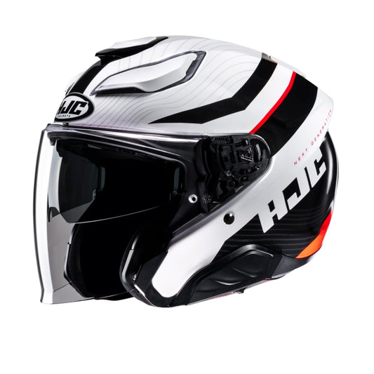 HJC F31 Helmet - Naby White/Red/Black