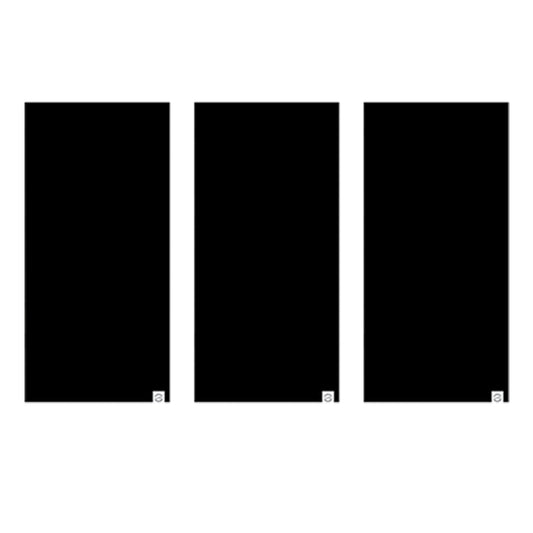 Oxford - Comfy Neck Tube - 3 Pack Black