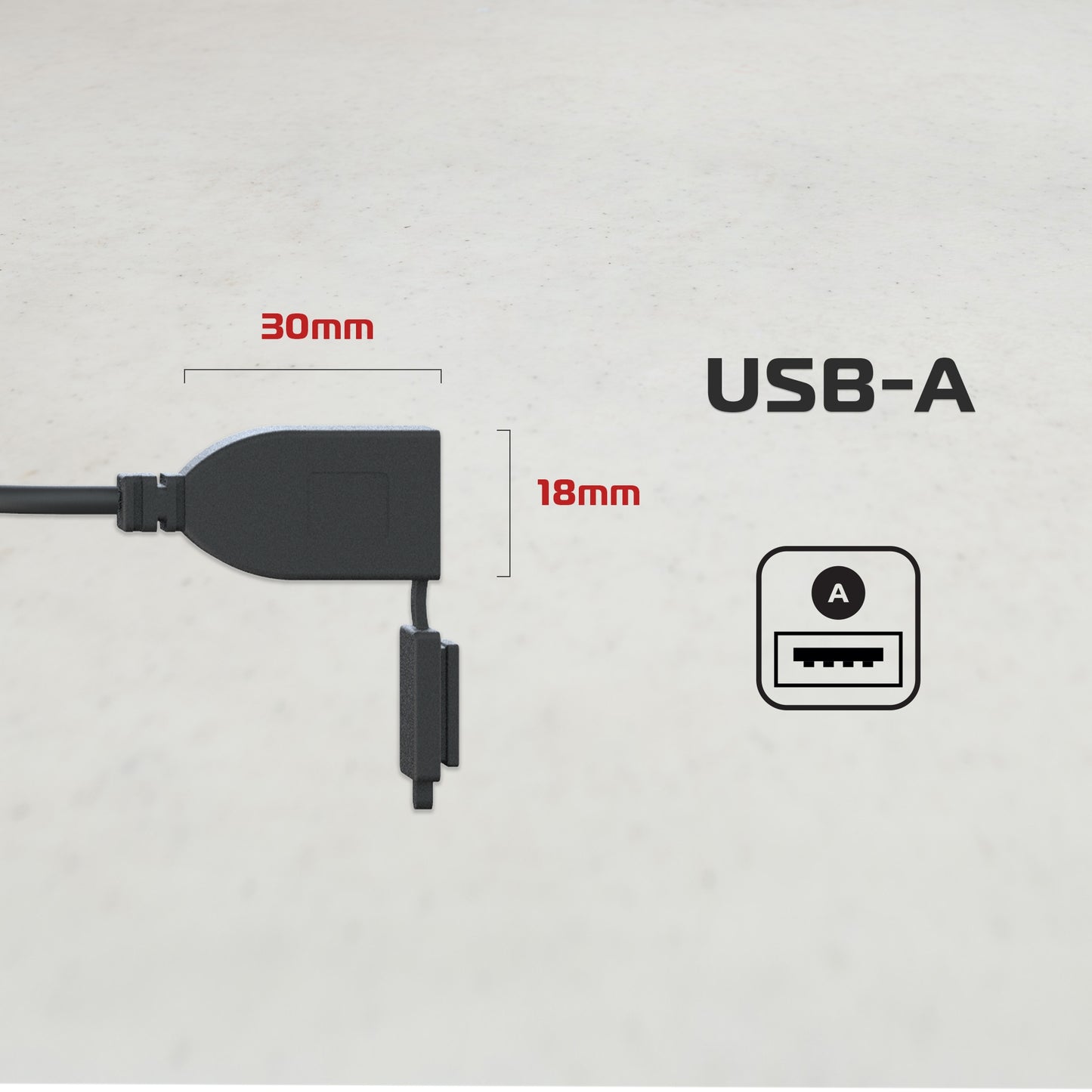 Oxford - High Power USB Type A - Charge Lead 1.6M