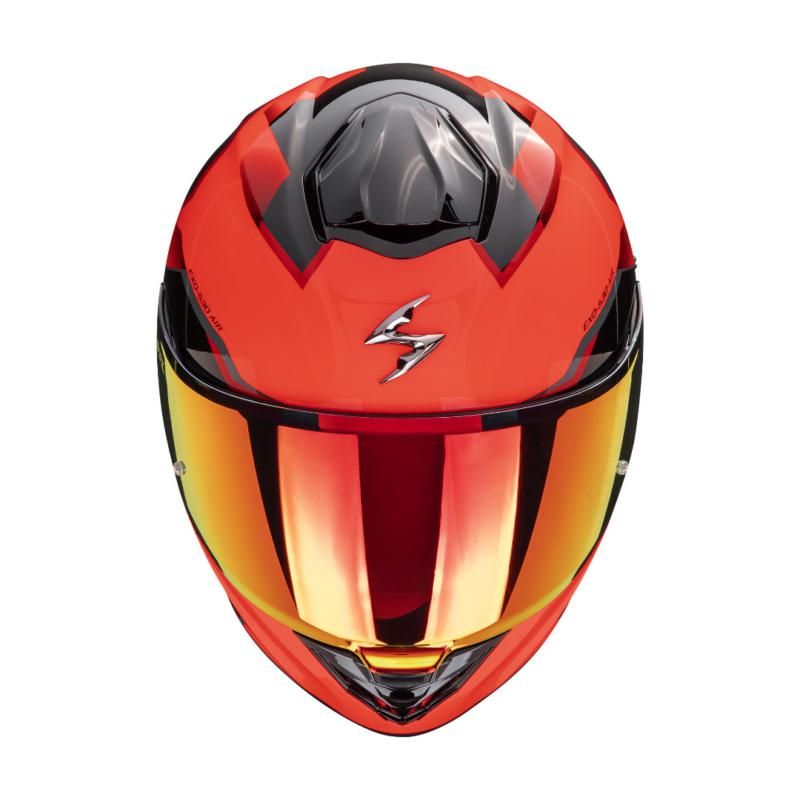 Scorpion EXO 530 Evo Air Helmet - Clip Fluro Red/Black
