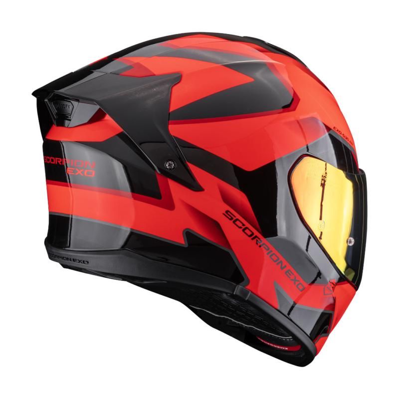 Scorpion EXO 530 Evo Air Helmet - Clip Fluro Red/Black