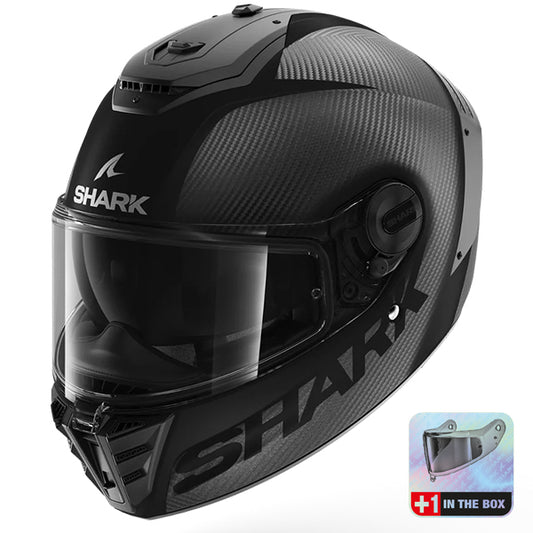 Shark Spartan RS Helmet - Matt Carbon DMA