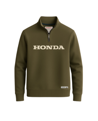 Honda Heritage Quarter Zip Sweatshirt Olive