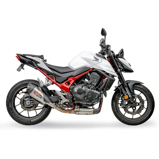 Yoshimura Stainless AT2 Slip-on With Carbon End Cap - CB750 HORNET 23>