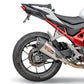 Yoshimura Stainless AT2 Slip-on With Carbon End Cap - CB750 HORNET 23>