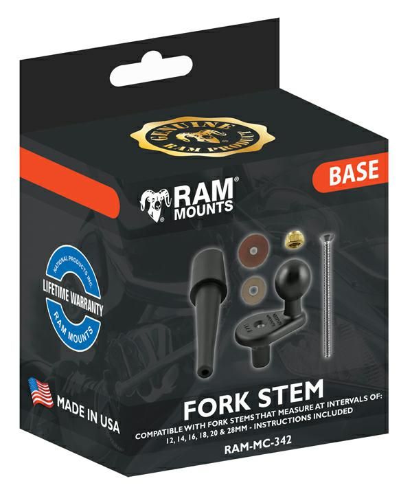 RAM Fork Stem Mount - 1" Ball image 2