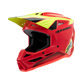 Alpinestars KIDS SM3 Helmet - FRAY Red/Yellow Fluro/Black image 0