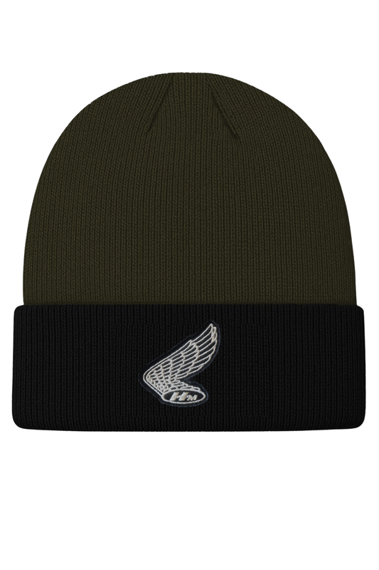 Honda Heritage Vintage Wing Beanie Olive