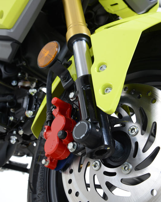 R&amp;G Fork Protectors - Honda CBR125R '11-, MSX125 '13- &amp; Monkey '18- models Black image 0