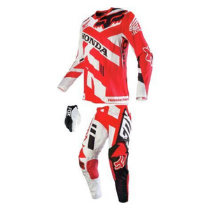 Fox MotoX Trouser - Honda White/Red image 2
