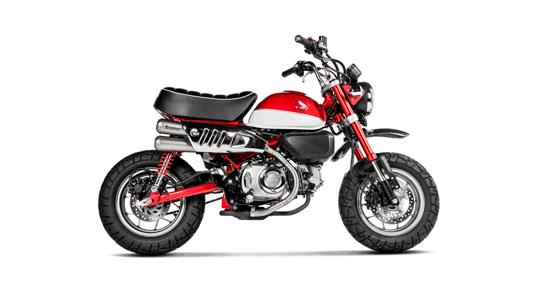 Akrapovic Twin Conical Stainless Exhaust Slip-On Kit - Monkey 125 18- image 2