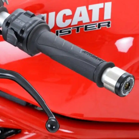 R&G Bar End Sliders BE0023BK For Ducati, KTM and Fantic Models Listed