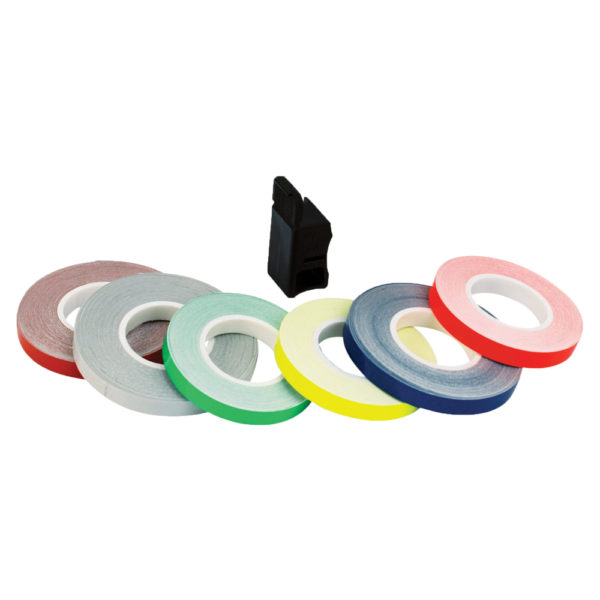 Oxford Wheel Stripes With Applicator - Red Reflective