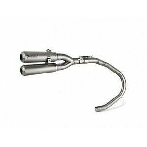 Akrapovic Twin Conical Stainless Exhaust Slip-On Kit - Monkey 125 18-