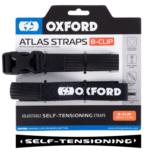 Oxford Atlas B-Clip Straps - 26mm x 2.0m
